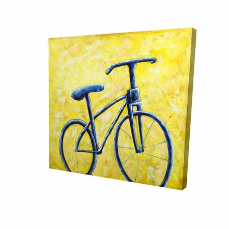 BEGIN HOME DECOR 32 x 32 in. Blue Bike Abstract-Print on Canvas 2080-3232-TR25